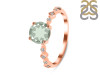 Green Amethyst & White Topaz Ring GRA-RR-426.