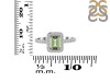 Green Amethyst & White Topaz Ring GRA-RR-432.