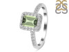 Green Amethyst & White Topaz Ring GRA-RR-432.