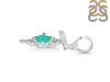 Green Onyx & White Topaz Alphabet T Pendant GRO-RDA-20.