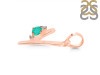 Green Onyx & White Topaz Alphabet Y Pendant GRO-RDA-25.