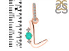 Green Onyx & White Topaz Alphabet L Pendant GRO-RDA-38.