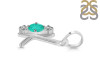 Green Onyx & White Topaz Alphabet K Pendant GRO-RDA-63.
