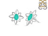 Green Onyx Stud Earring GRO-RDE-11.
