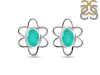 Green Onyx Stud Earring GRO-RDE-12.