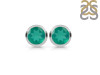 Green Onyx Stud Earring GRO-RDE-1433.