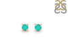 Green Onyx Stud Earring GRO-RDE-1293.