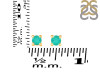 Green Onyx Stud Earring GRO-RDE-1293.
