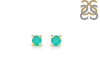 Green Onyx Stud Earring GRO-RDE-1293.