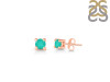 Green Onyx Stud Earring GRO-RDE-1293.