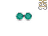 Green Onyx Stud Earring GRO-RDE-1375.