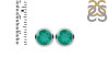 Green Onyx Stud Earring GRO-RDE-1426.