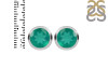 Green Onyx Stud Earring GRO-RDE-1434.