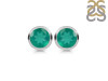 Green Onyx Stud Earring GRO-RDE-1434.
