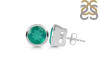 Green Onyx Stud Earring GRO-RDE-1434.