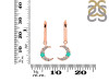 Green Onyx & White Topaz Hoop Earring GRO-RDE-1471.