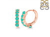 Green Onyx Hoop Hoop Earring GRO-RDE-1473.