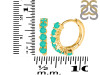 Green Onyx Hoop Hoop Earring GRO-RDE-1473.