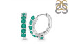 Green Onyx Hoop Hoop Earring GRO-RDE-1473.