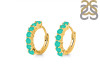Green Onyx Hoop Hoop Earring GRO-RDE-1473.