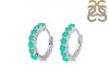 Green Onyx Hoop Hoop Earring GRO-RDE-1473.