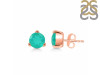 Green Onyx Stud Earring GRO-RDE-1564.