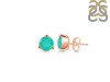 Green Onyx Stud Earring GRO-RDE-1566.