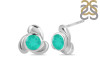 Green Onyx Stud Earring GRO-RDE-3.