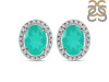 Green Onyx Stud Earring GRO-RDE-34.