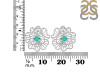 Green Onyx Stud Earring GRO-RDE-60.