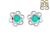Green Onyx Stud Earring GRO-RDE-7.