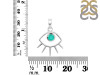 Green Onyx Eye Pendant GRO-RDEP-875A.