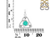 Green Onyx Triangle Pendant GRO-RDEP-878.