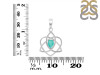 Green Onyx Triquetra Heart Knot Pendant GRO-RDEP-880.