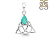 Green Onyx Triquetra Pendant GRO-RDEP-892.