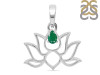 Green Onyx Lotus Pendant GRO-RDN-156-A.