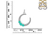 Green Onyx & White Topaz Pendant GRO-RDP-728.