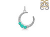 Green Onyx & White Topaz Pendant GRO-RDP-728.