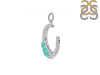 Green Onyx & White Topaz Pendant GRO-RDP-728.