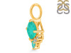 Green Onyx & White Topaz Pendant GRO-RDP-729.