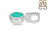 Green Onyx & White Topaz Pendant GRO-RDP-992-CZ-LOOP.