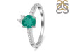 Green Onyx & White Topaz Ring GRO-RDR-2303.