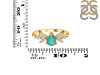 Green Onyx & White Topaz Ring GRO-RDR-2556.