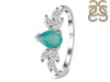 Green Onyx & White Topaz Ring GRO-RDR-2556.