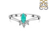Green Onyx & White Topaz Ring GRO-RDR-2590.