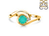 Green Onyx & White Topaz Ring GRO-RDR-2622.