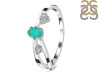 Green Onyx & White Topaz Ring GRO-RDR-2629.