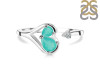 Green Onyx & White Topaz Ring GRO-RDR-2675.
