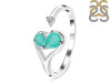 Green Onyx & White Topaz Ring GRO-RDR-2675.