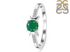 Green Onyx & White Topaz Ring GRO-RDR-2845.